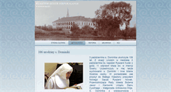 Desktop Screenshot of klasztor.bialyklasztor.pl